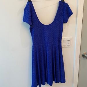 Blue Scoop Neck Dress from Urban Outfitters